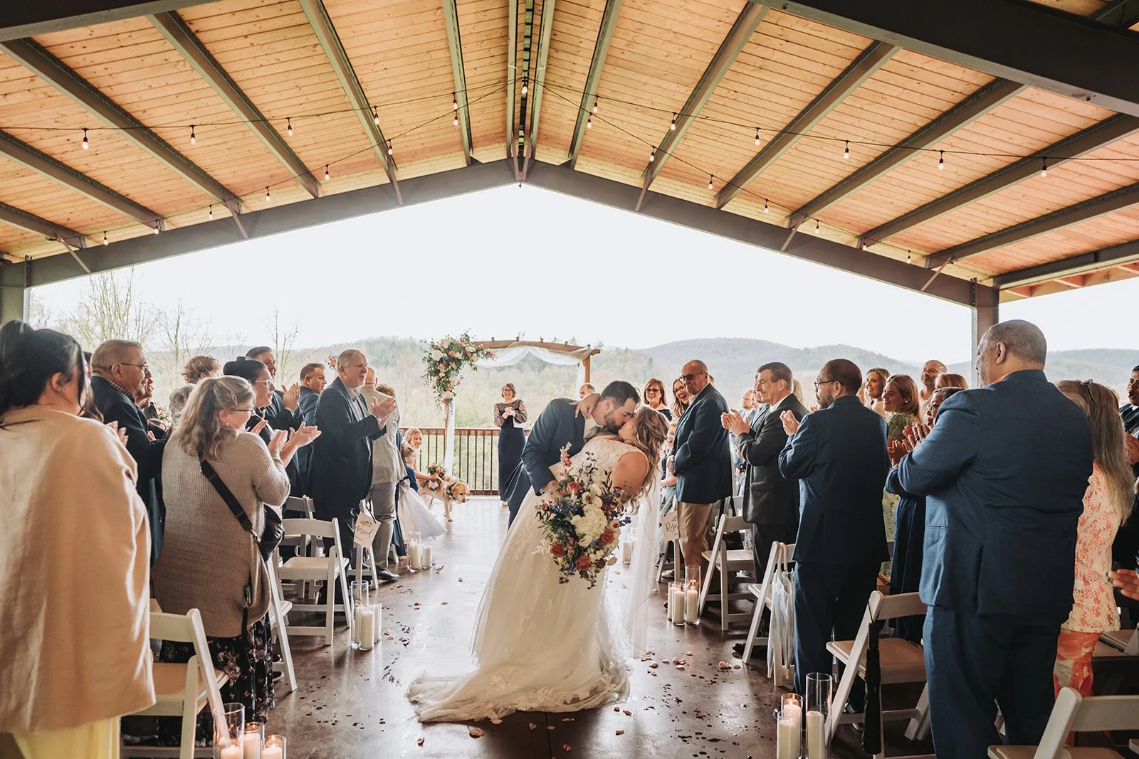 Rolling Rails Lodge spring wedding photography by Central PA husband and wife team.