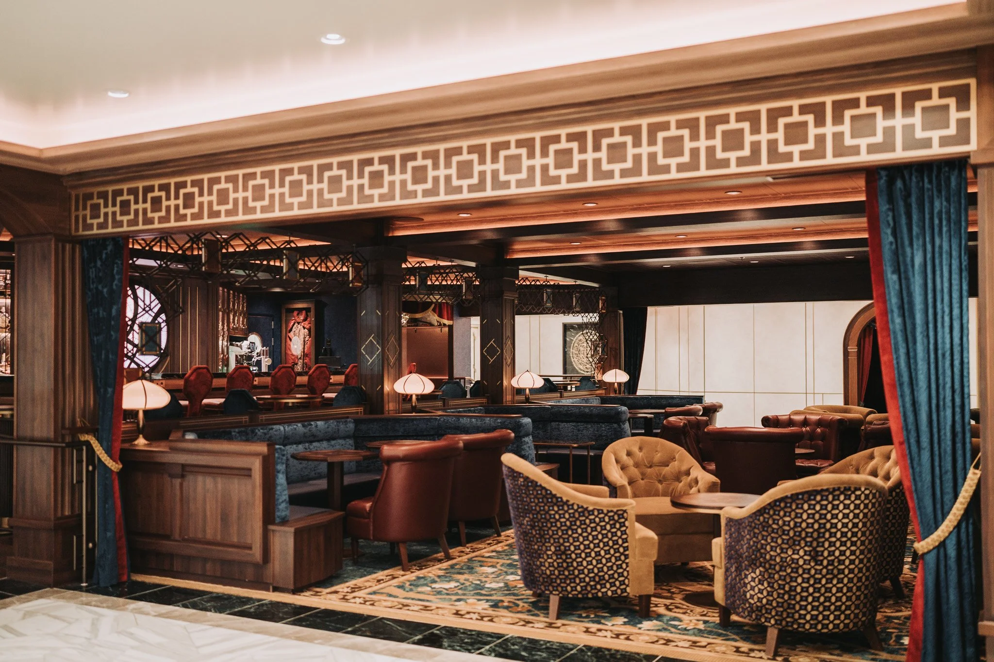 The Sanctum wedding ceremony on the Disney Destiny.