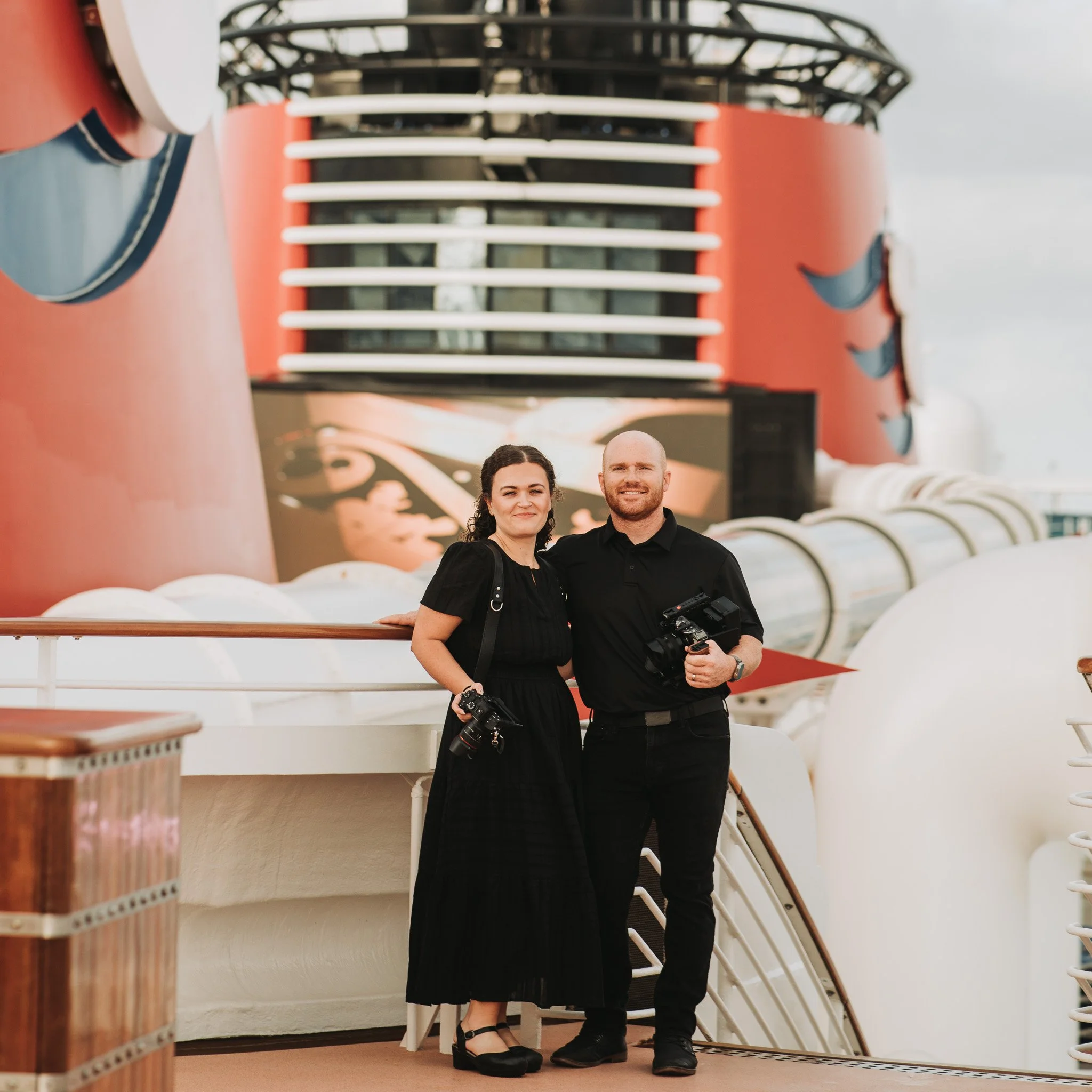 Disney Cruise wedding photography team.