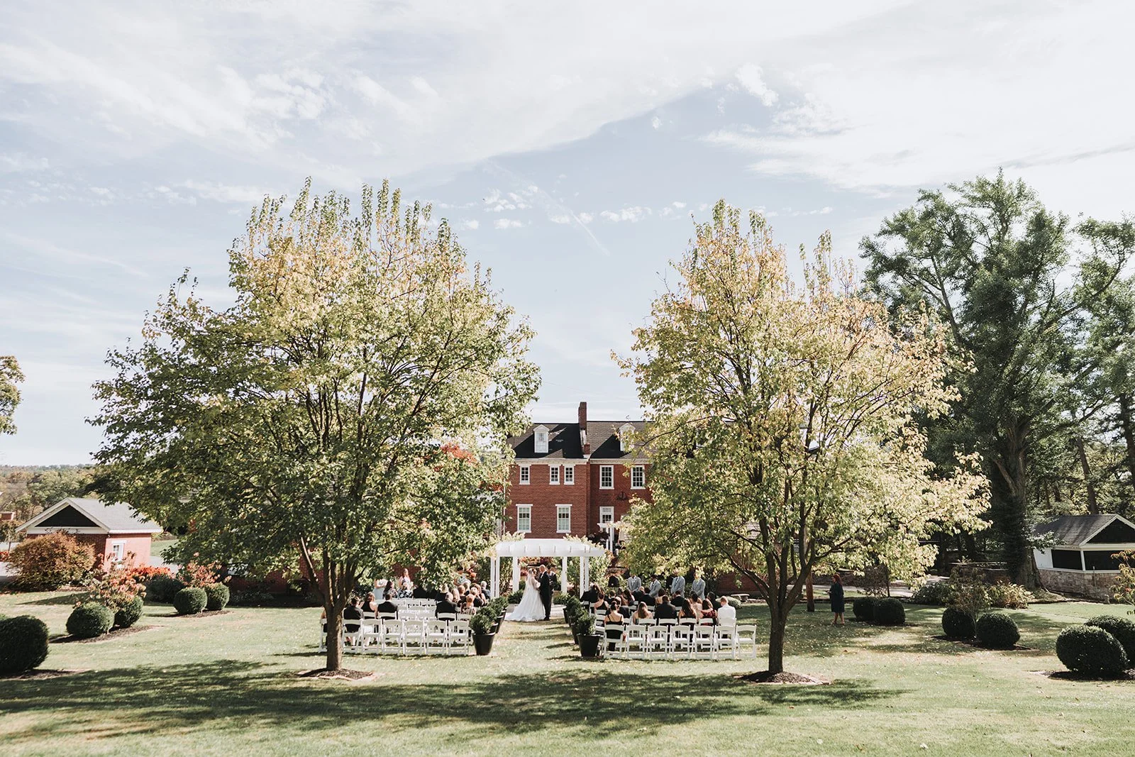 Juniata Valley Winery wedding ceremony.