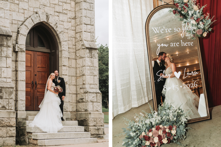 Ceremony and reception locations when choosing a wedding venue in Pennsylvania.