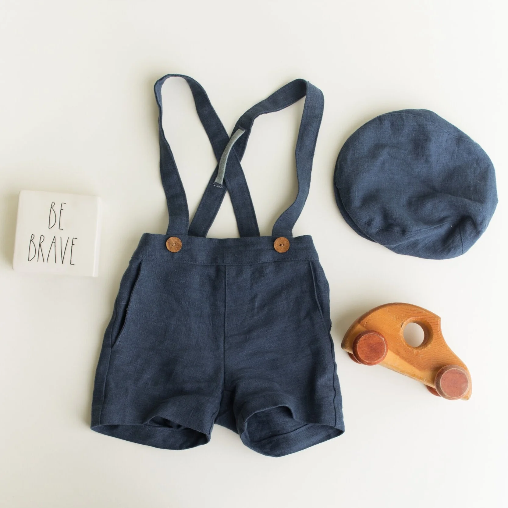 boys suspender shorts