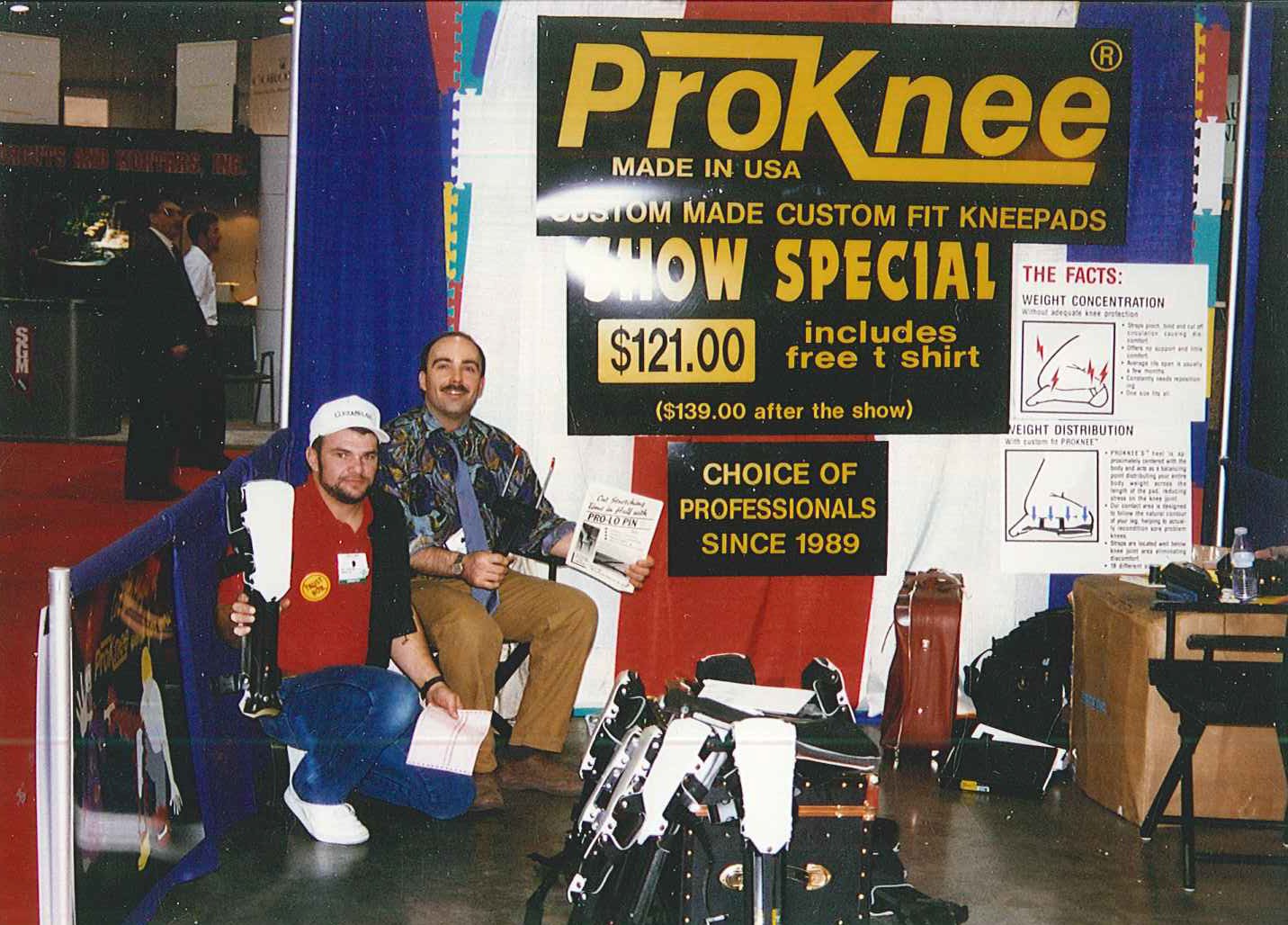  Growing a customer base at tradeshows across the US in the ‘90s  