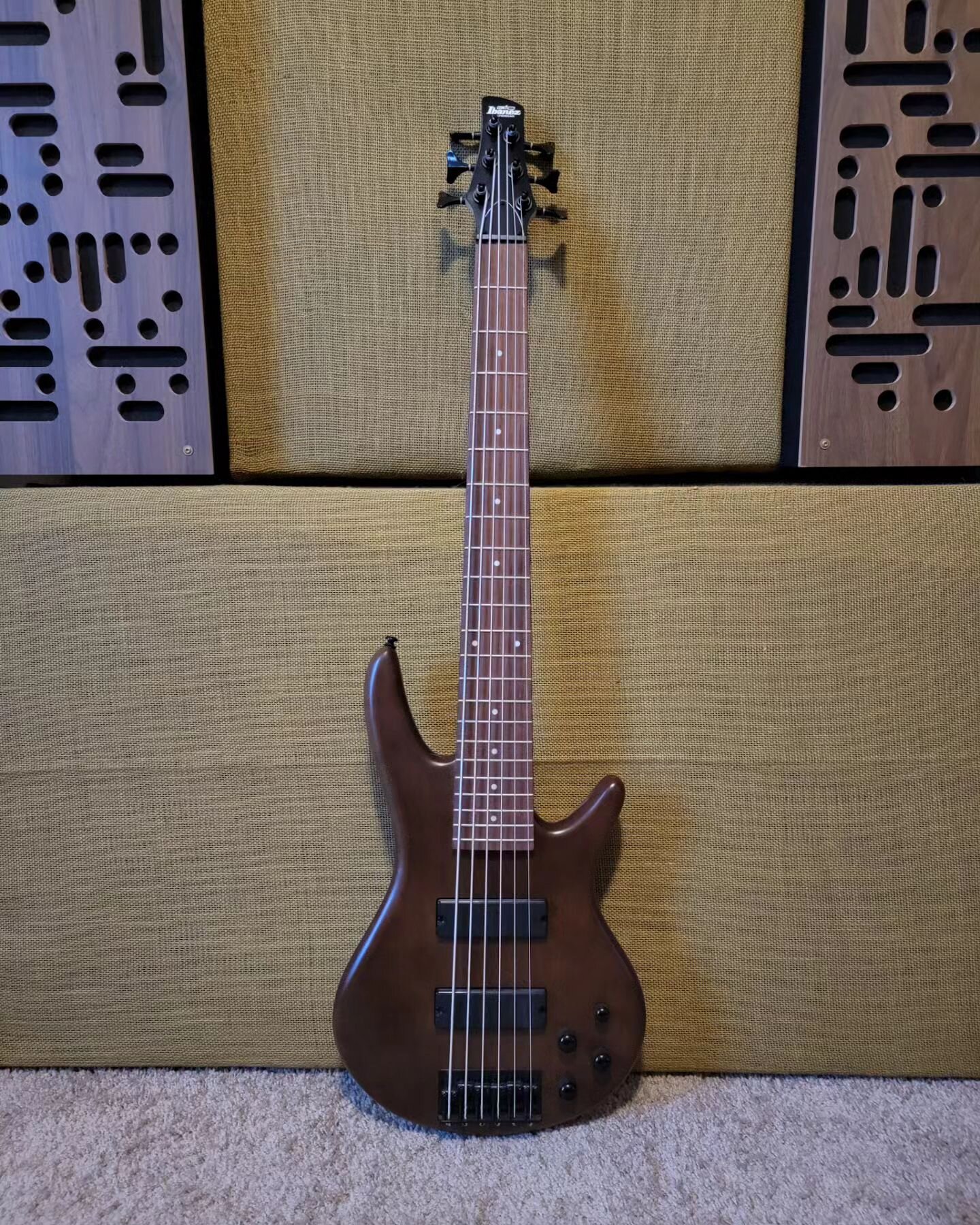 Looking forward to finally using this &quot;novelty&quot; bass on a gig. I got it because I wasn't sure if I would ever be a 6-string bass guy, and @ibanez stuff is always so well-built (my first was an SR300 in 1996). It's inexpensive, but sounds gr