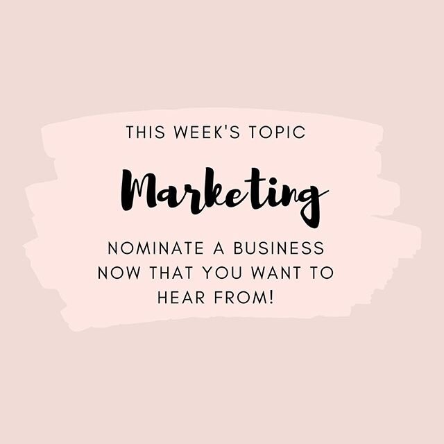 I NEED YOUR HELP - WHO DO YOU WANT TO LEARN FROM?⁠⠀
This week's topic is marketing.⁠⠀
Share the love and nominate a business below that you think is doing a great job!⁠⠀
Weddinar is for you, so I want to get businesses in volved that you love, and wa