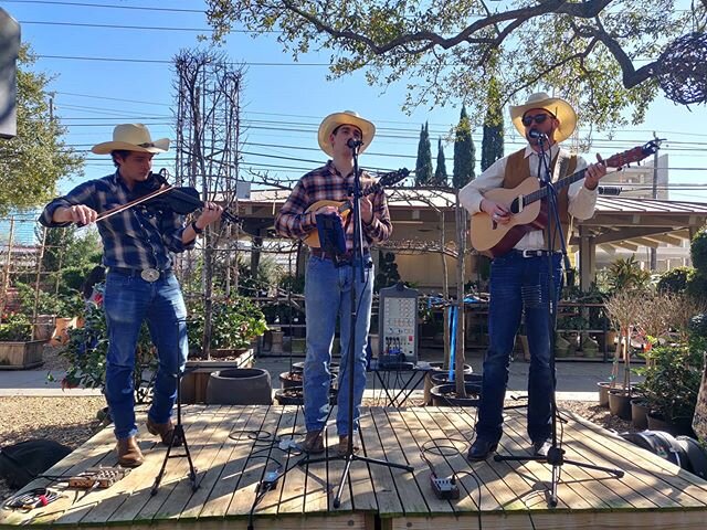 We'll be playing til 5 at @thompsonhanson for #gotexanday! #bluegrass #country #countrywestern #rodeo