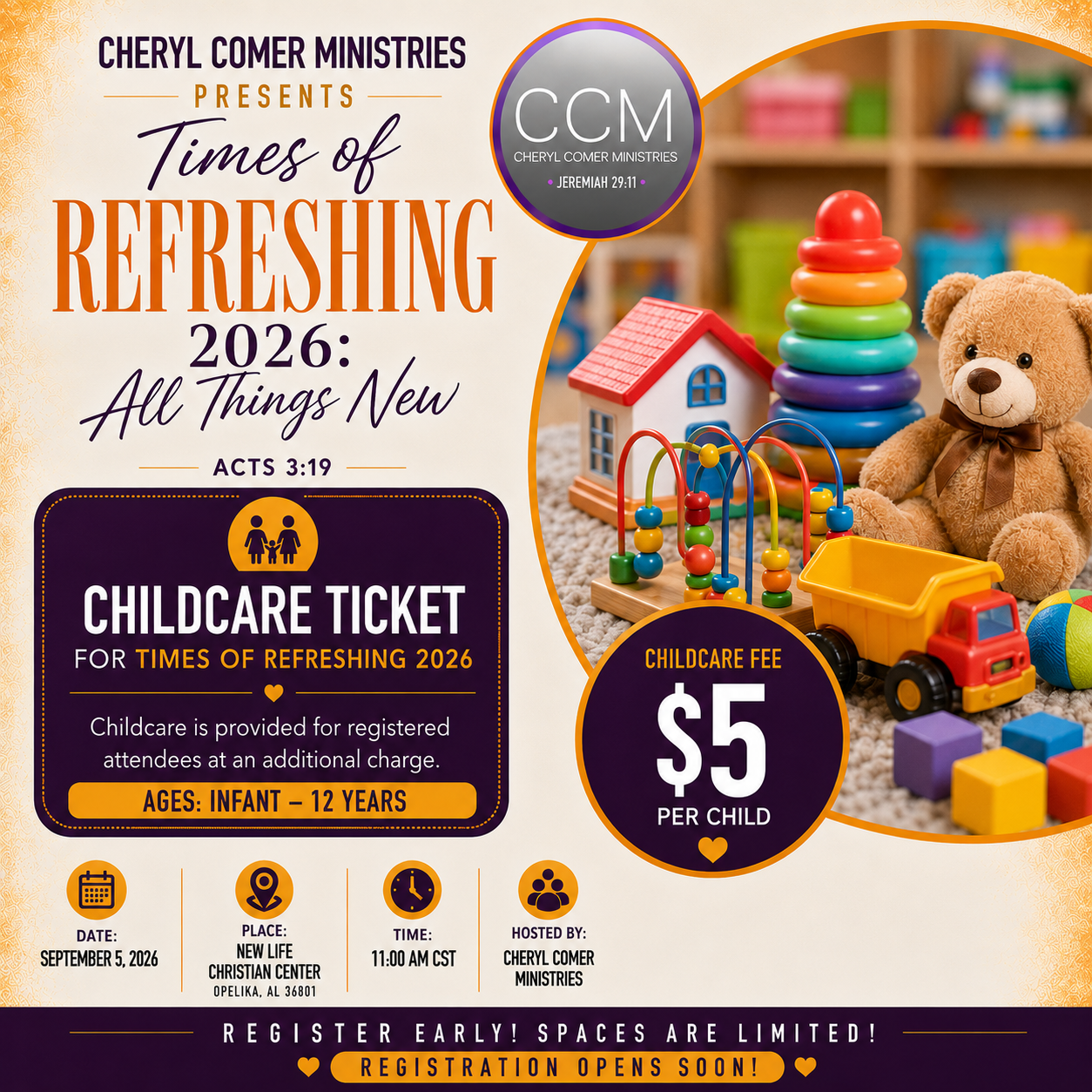 Times of Refreshing Child Care Services