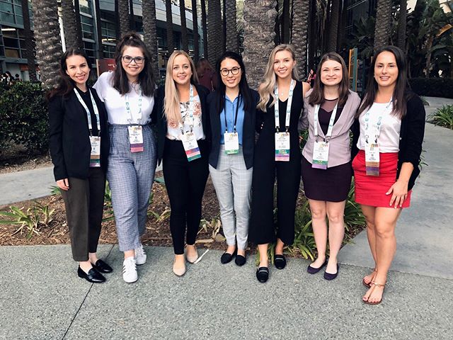 Some of the Dal WIE delegation at the world&rsquo;s largest conference for women in engineering! 💕 .
.
.
@dal_eng @swetalk #swe #we19 #wie #womeninstem #womeninengineering
