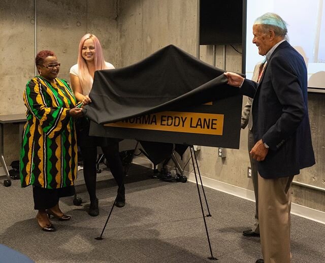 In September 2019, Dalhousie University officially named 1 of 2 new roads on the Sexton Campus after the first female engineering graduate. Norma Eddy graduated from Dalhousie&rsquo;s Chemical Engineering program in 1958. Her husband and family trave
