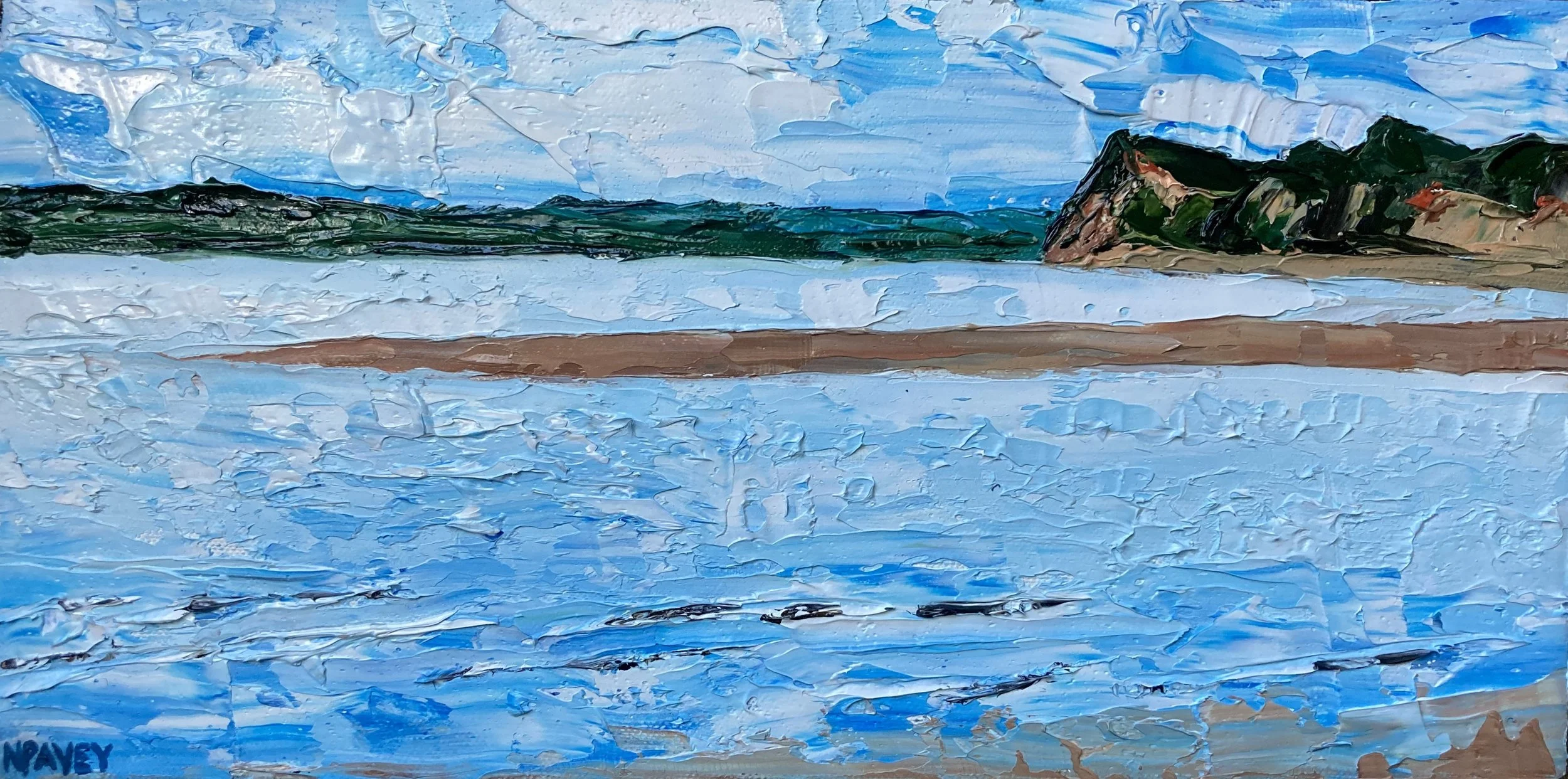 Low tide at Cabot Beach