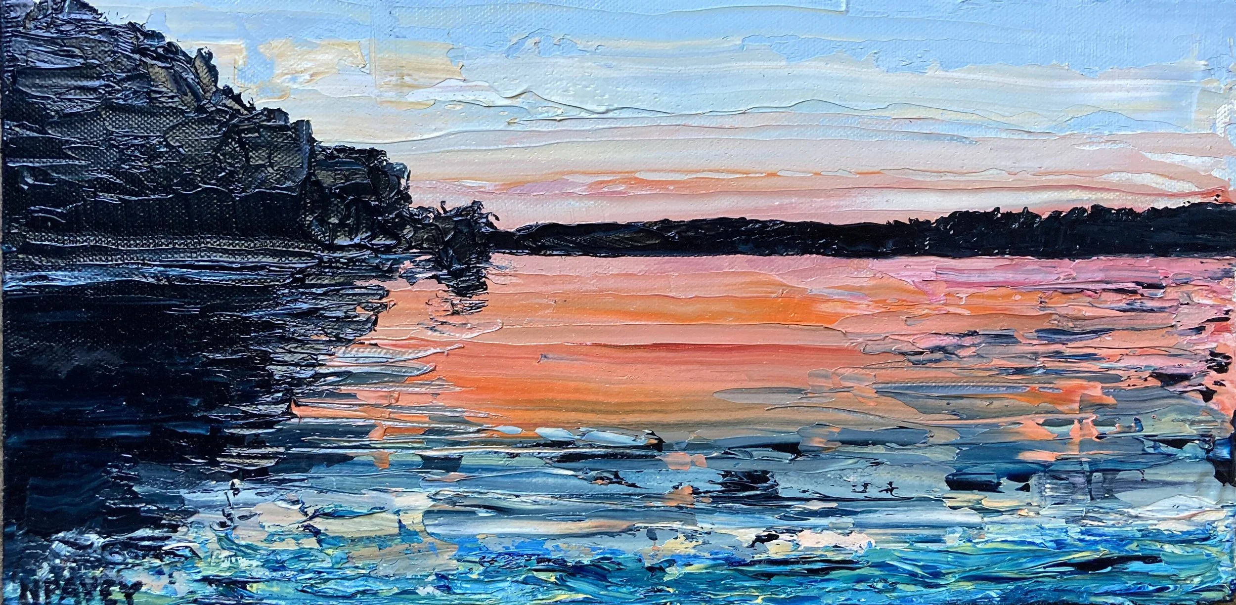 River sunset