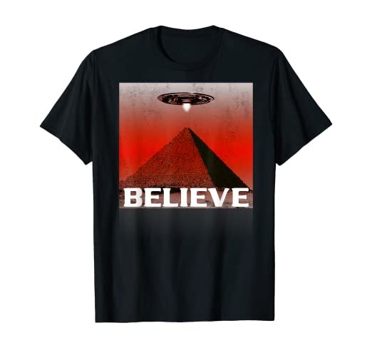 Believe UFO Pyramid T-Shirt