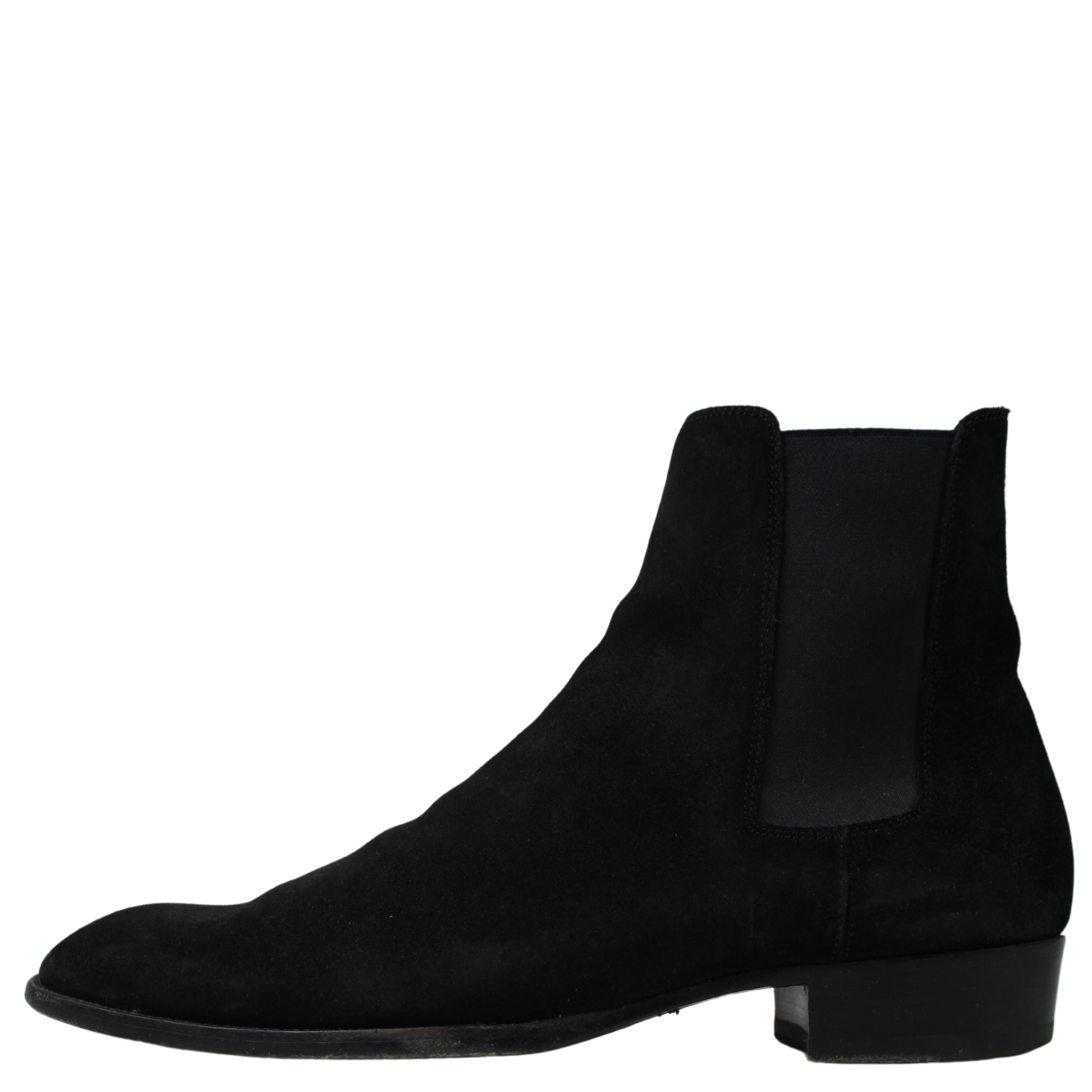 ysl black chelsea boots