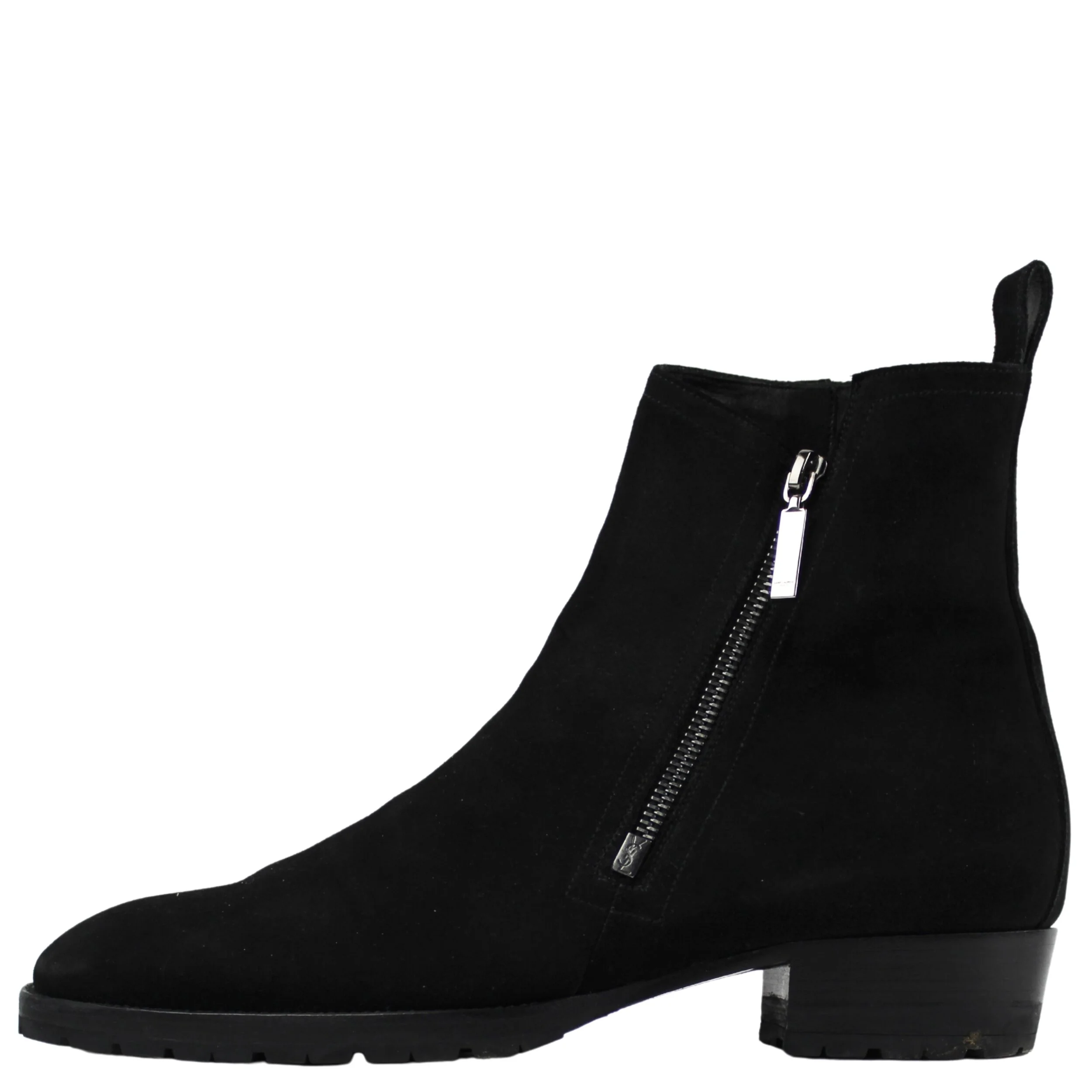 saint laurent zip boots