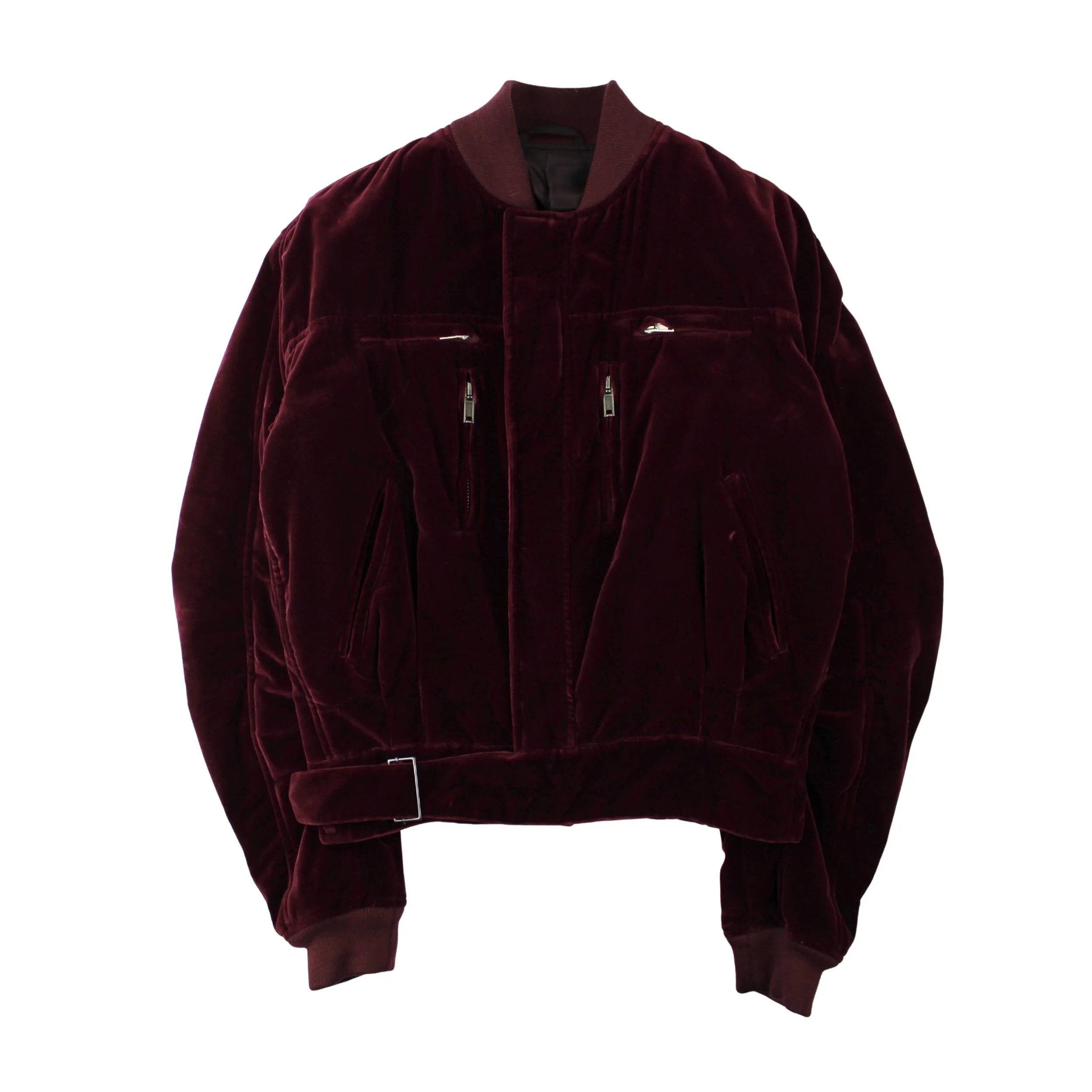 velour bomber