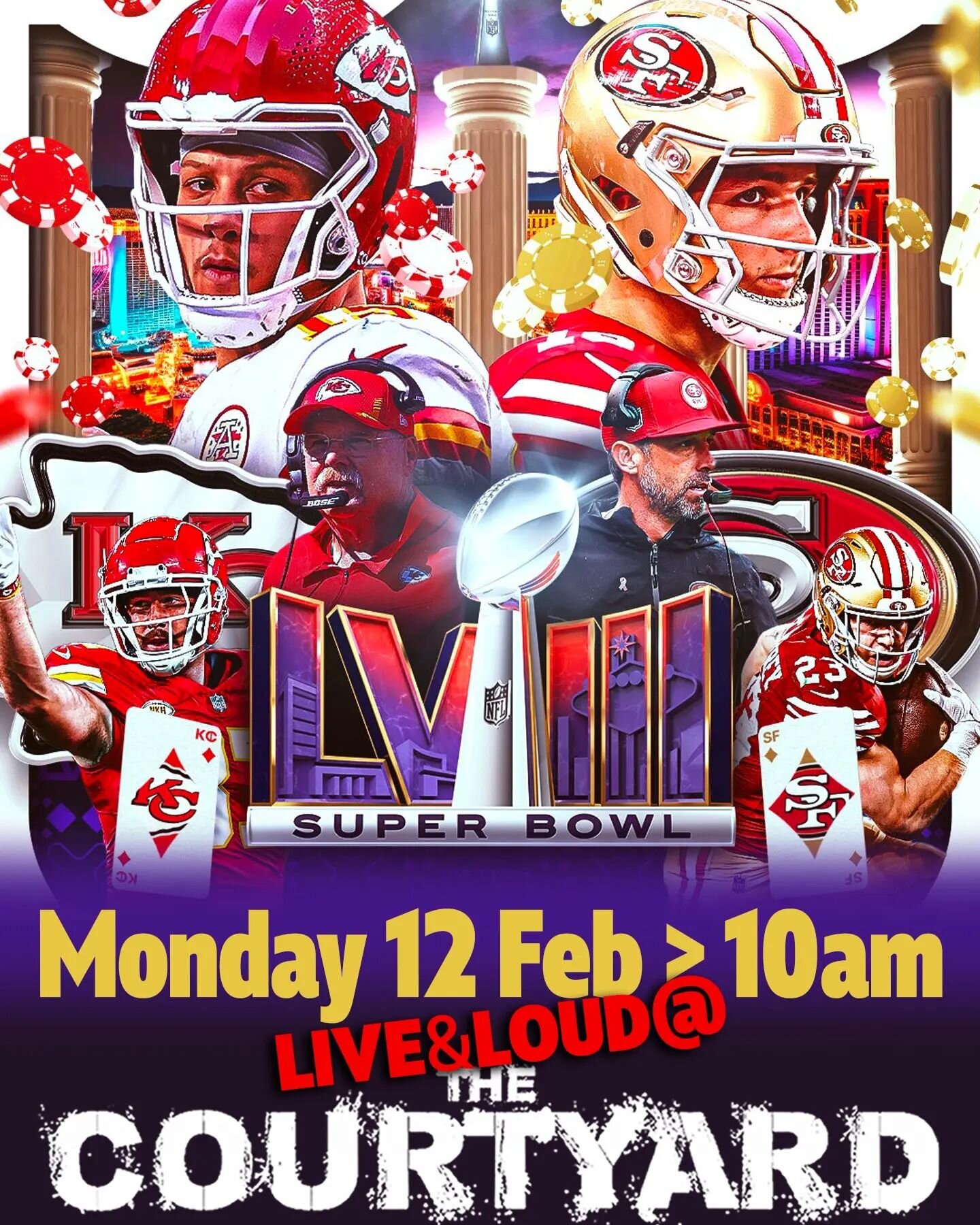 🏈🏈🏈 SUPERBOWL🏈🏈🏈
 
This Monday who have you got?

49ers vs Chiefs 

#cairns #cairnsesplanade #cairnslagoon #nfl #americanfootball #superbowl