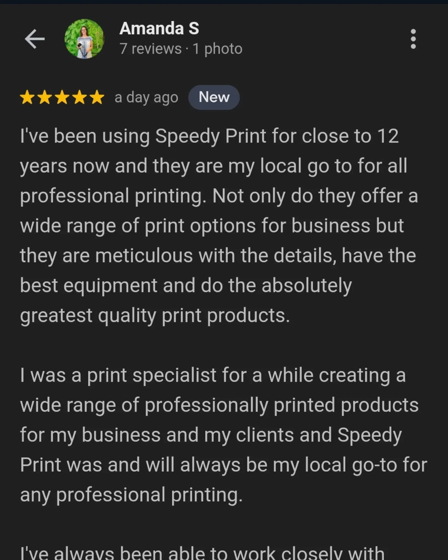 SO grateful for these recent reviews. We love our work, our team, our clients. THANK YOU!