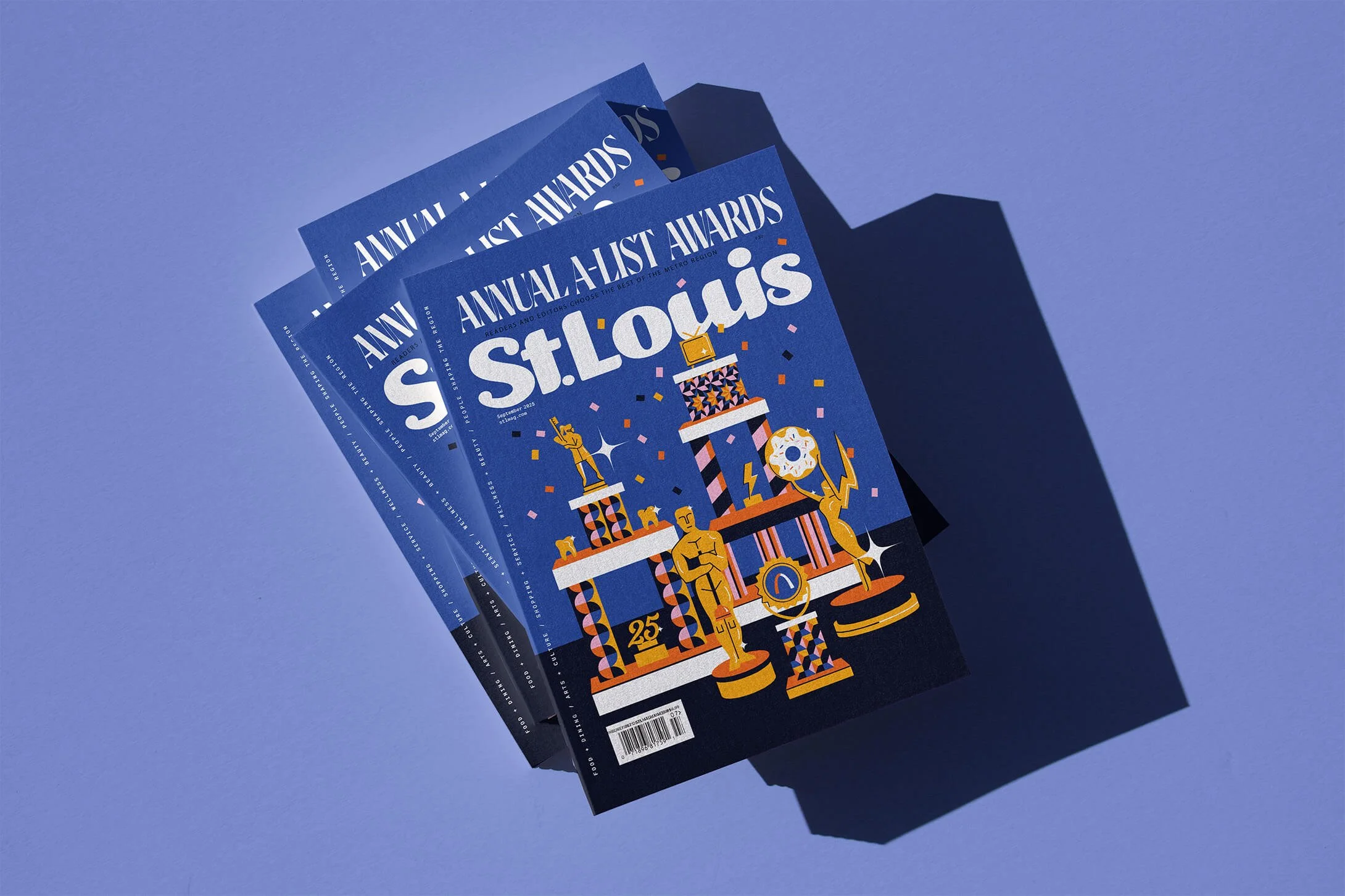 St. Louis Magazine A-List Cover & Editorial Design