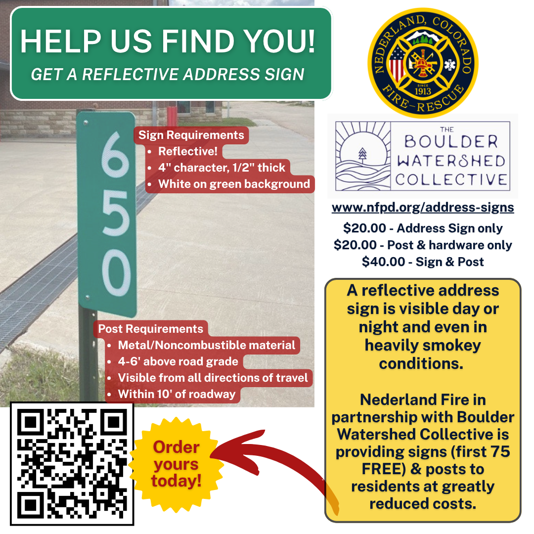 Nederland Reflective Address Sign Drive Distribution Event — The ...