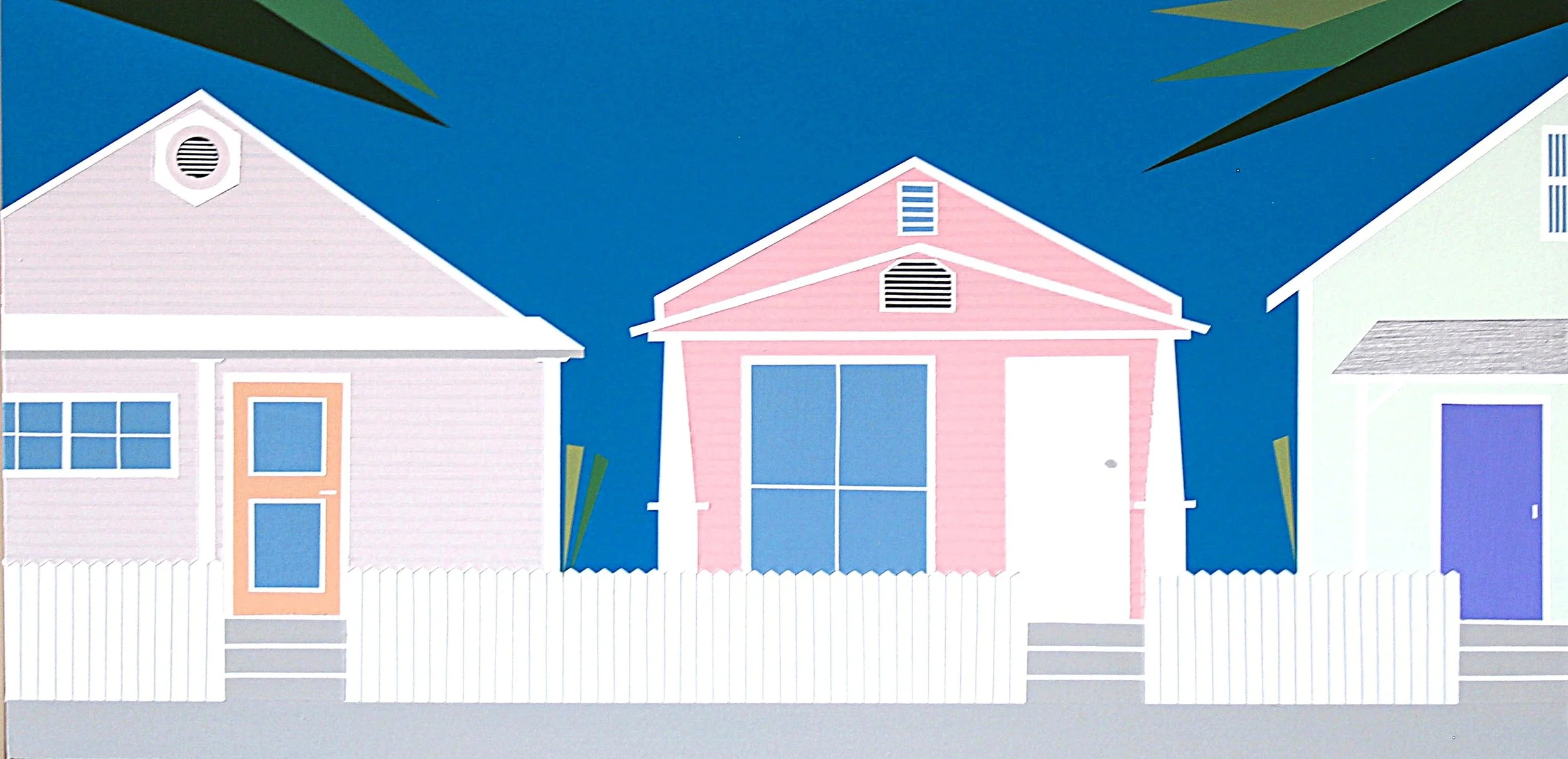 Key West 91, Acrylic, 12 x 24 in.