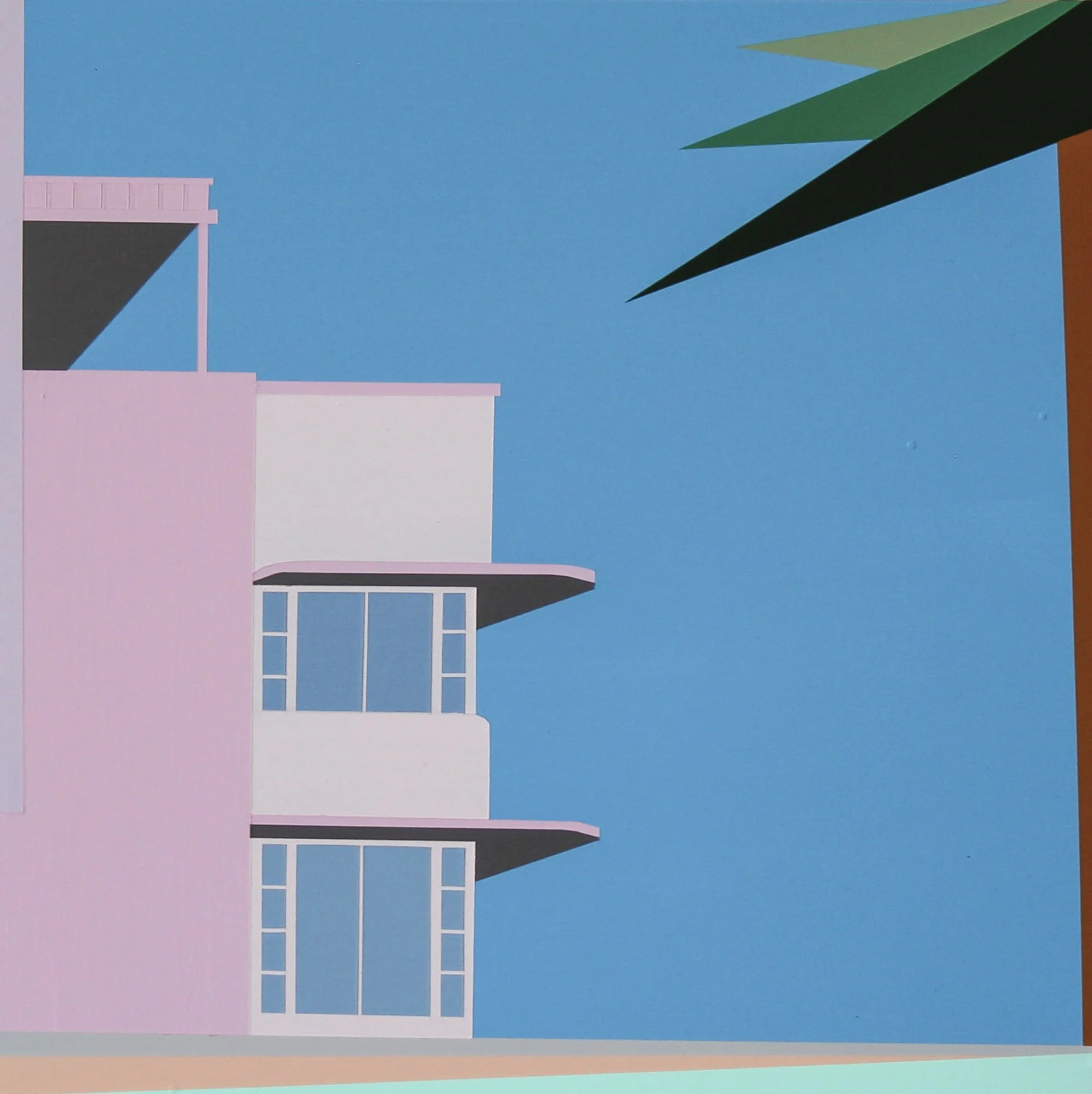 South Beach 4, 12 x 12 in.