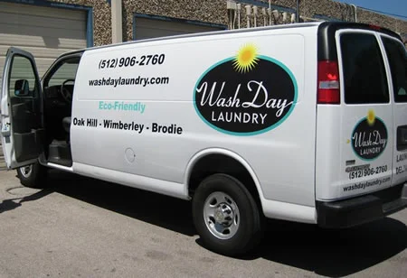 Wash Day Laundry Pickup and Delivery Van