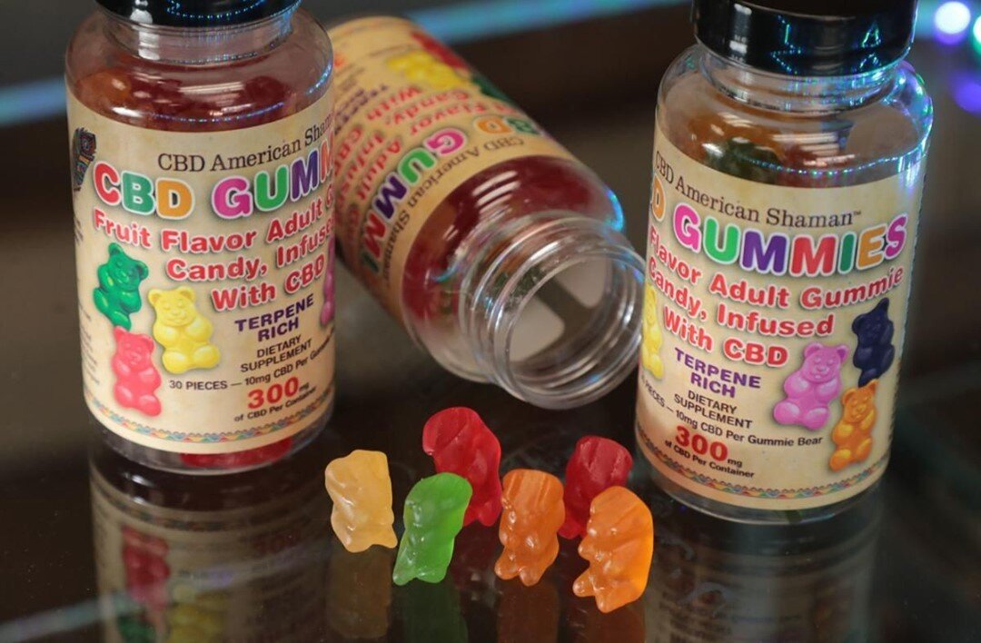 CBD Gummies are a quick, easy and tasty way to keep up with your daily serving to keep you feeling 💯 Stop by Monday-Saturday to grab a sample pack - small pack - bottle in a variety of flavors! Order Online Here▶️▶️ https://cbdamericanshaman.com/lbo
