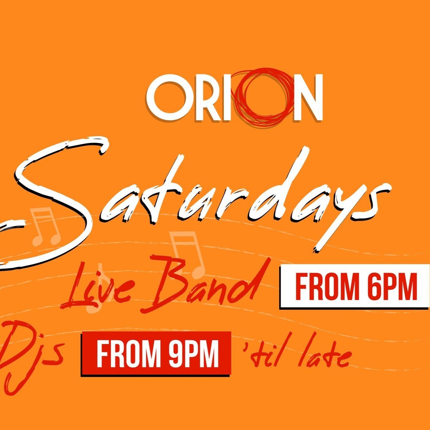 Live music and local DJs at Orion Hotel, Springfield every Saturday night