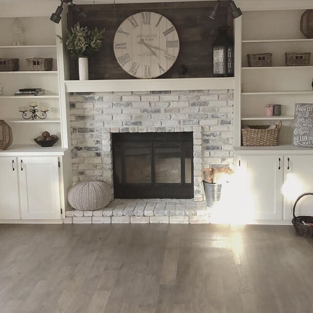 At Unique we are More Than Floors!

On top of new flooring for this client, we also took our expertise to transform this brick fireplace and staged this beautiful newly updated built-in. 
Clients wanted to keep the charm of the Chicago brick. A light