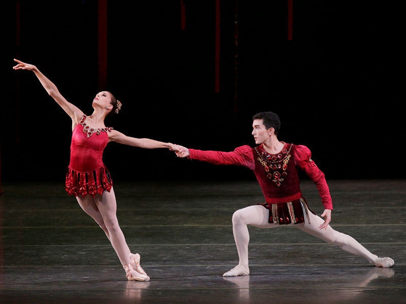 Lauren Lovette and Anthony Huxley in Rubies