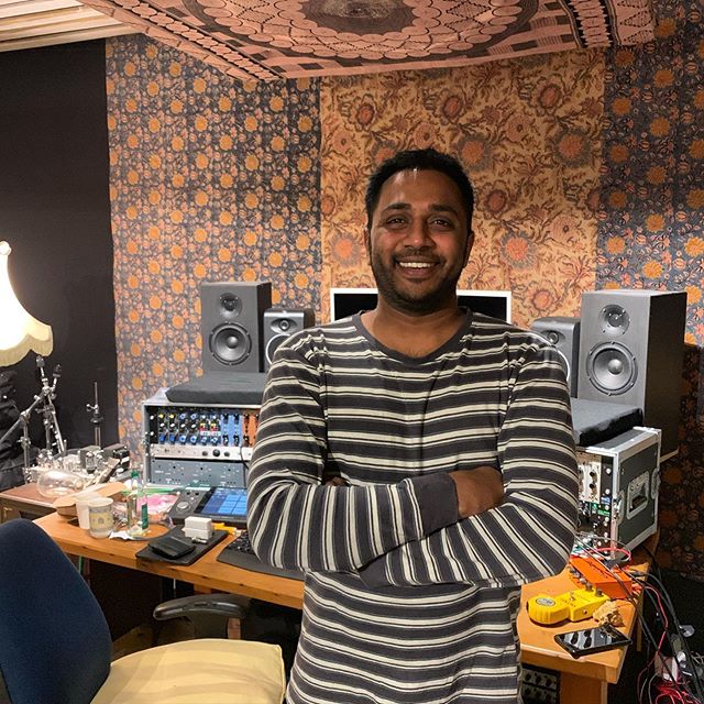 This is our amazing friend Vivek.
Vivek is the genius behind the recording and mastering of our album &ldquo;Beyond these walls&rdquo;
Vivek is the most talented, kind, funny and humble person you could ever come across. He has worked so so so many h