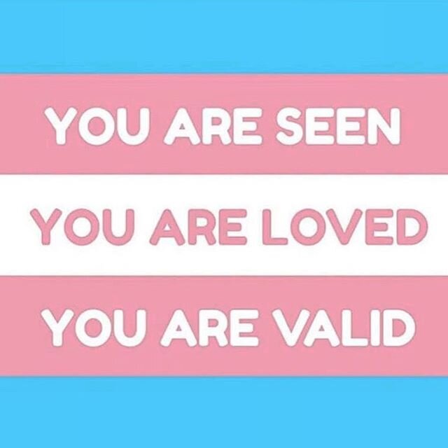 To my transgender and gender expansive clients, friends, and family:
You are worthy of so much love, celebration and support! 💙💖💙 #transdayofvisibility #transrightsarehumanrights