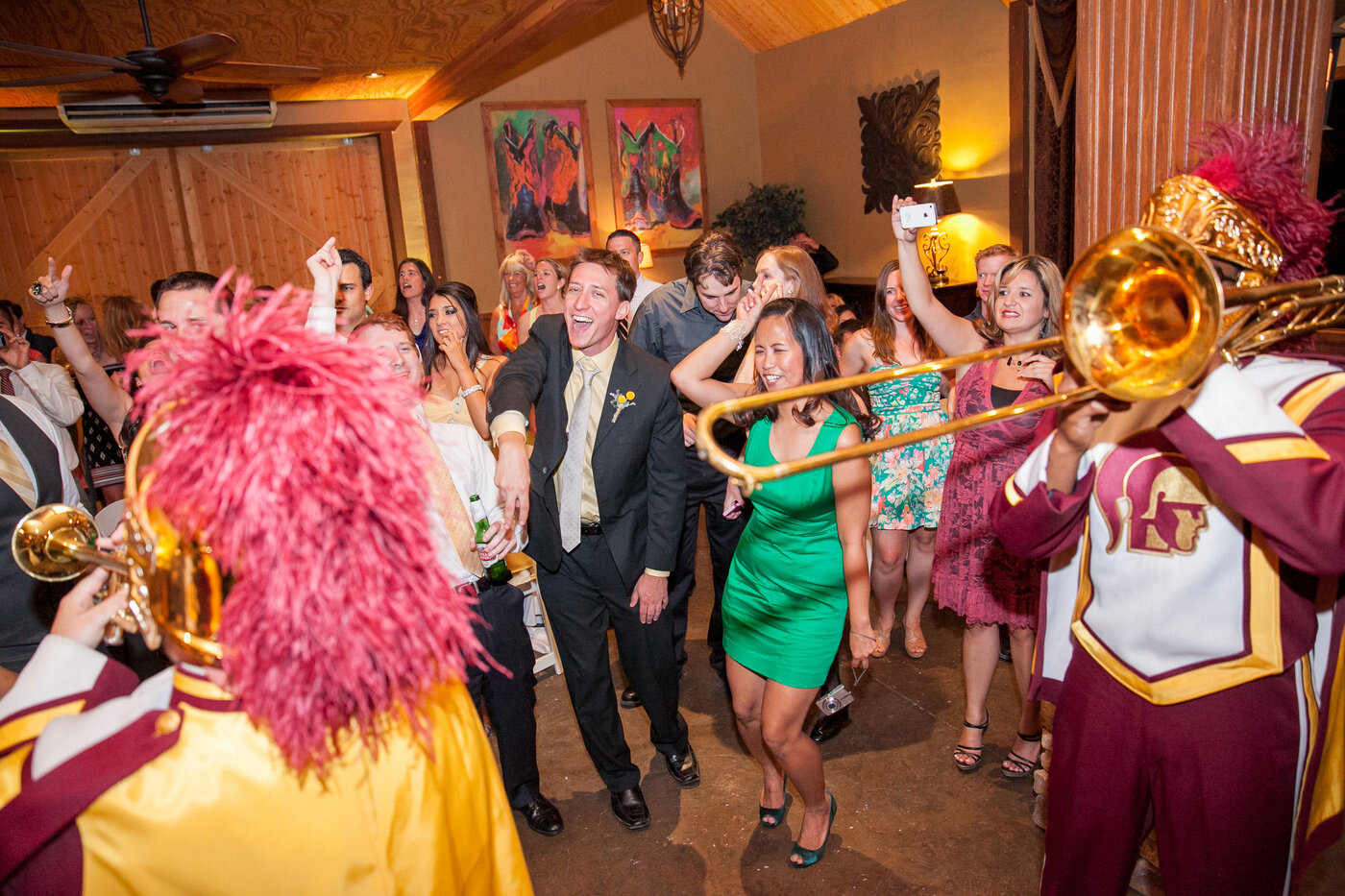 Leah Marie Photography Longshadow Ranch Winery USC Marching Band Temecula Wedding DJ Pros 