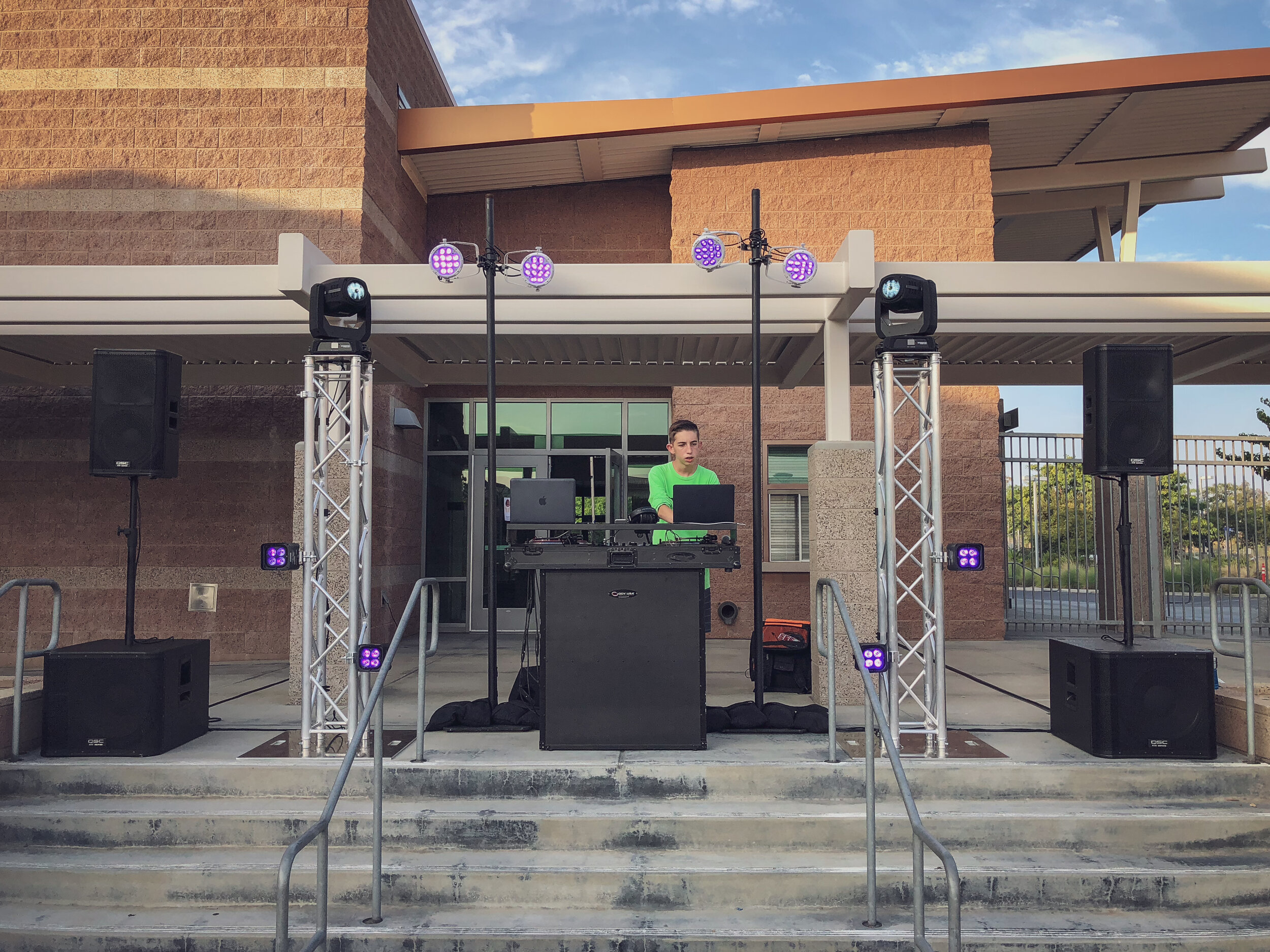 Murrieta Mesa DJ Pros School Dance Chauvet Lighting QSC Speakers