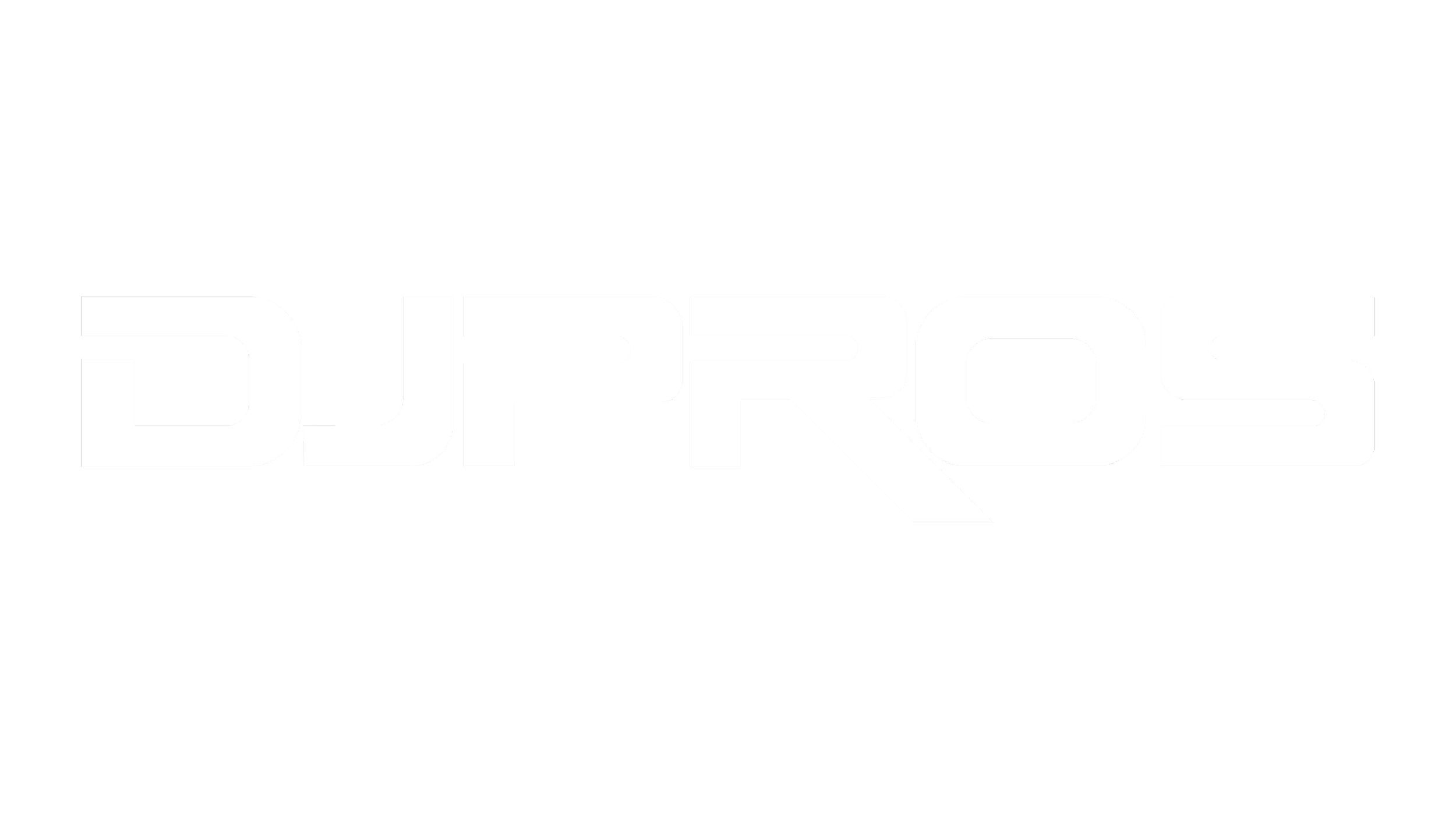 Logo with the text 'DJ PROS' in white on a black background.