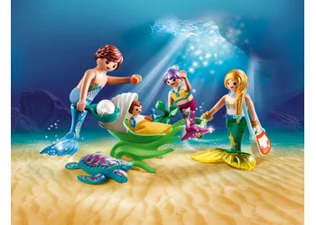 PlayMobil Family with Shell Stroller