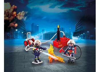 PlayMobil - Firefighters with Water Pump