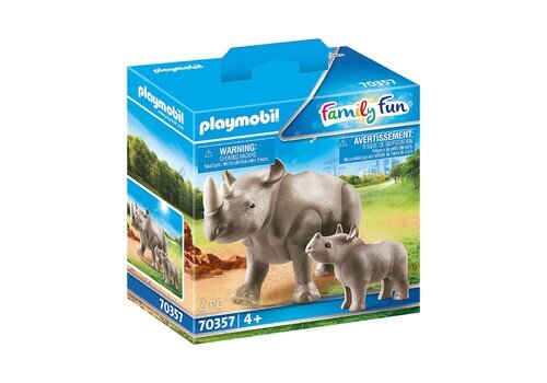 PlayMobil Rhino with Calf — Enchanted Years