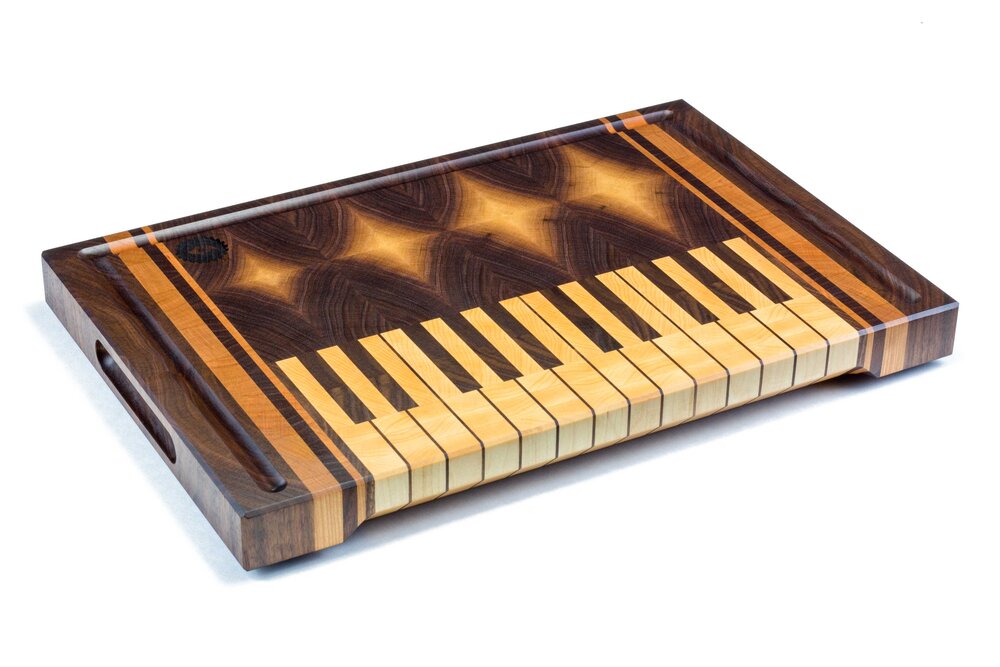 Keyboard Cutting Board Woodworking Plan
