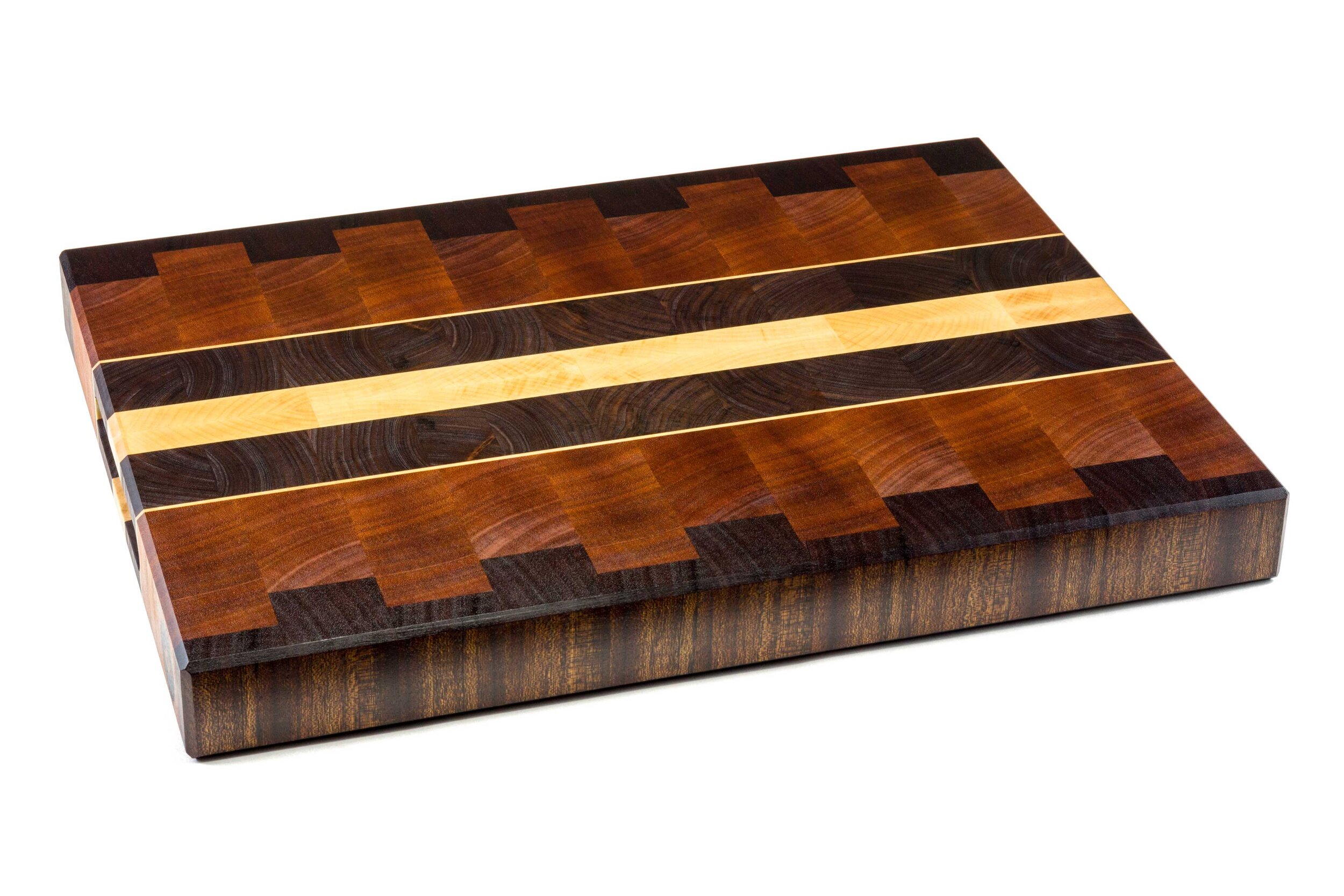Mahogany Shades End Grain Cutting Board