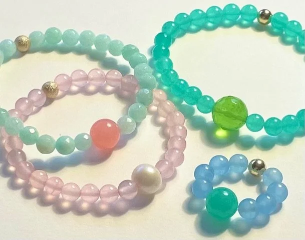 KAMIYA Mexican Beads Bracelet グリーン 25SS) MEXICAN BEADS BRACELET PINK - 스컬프스토어