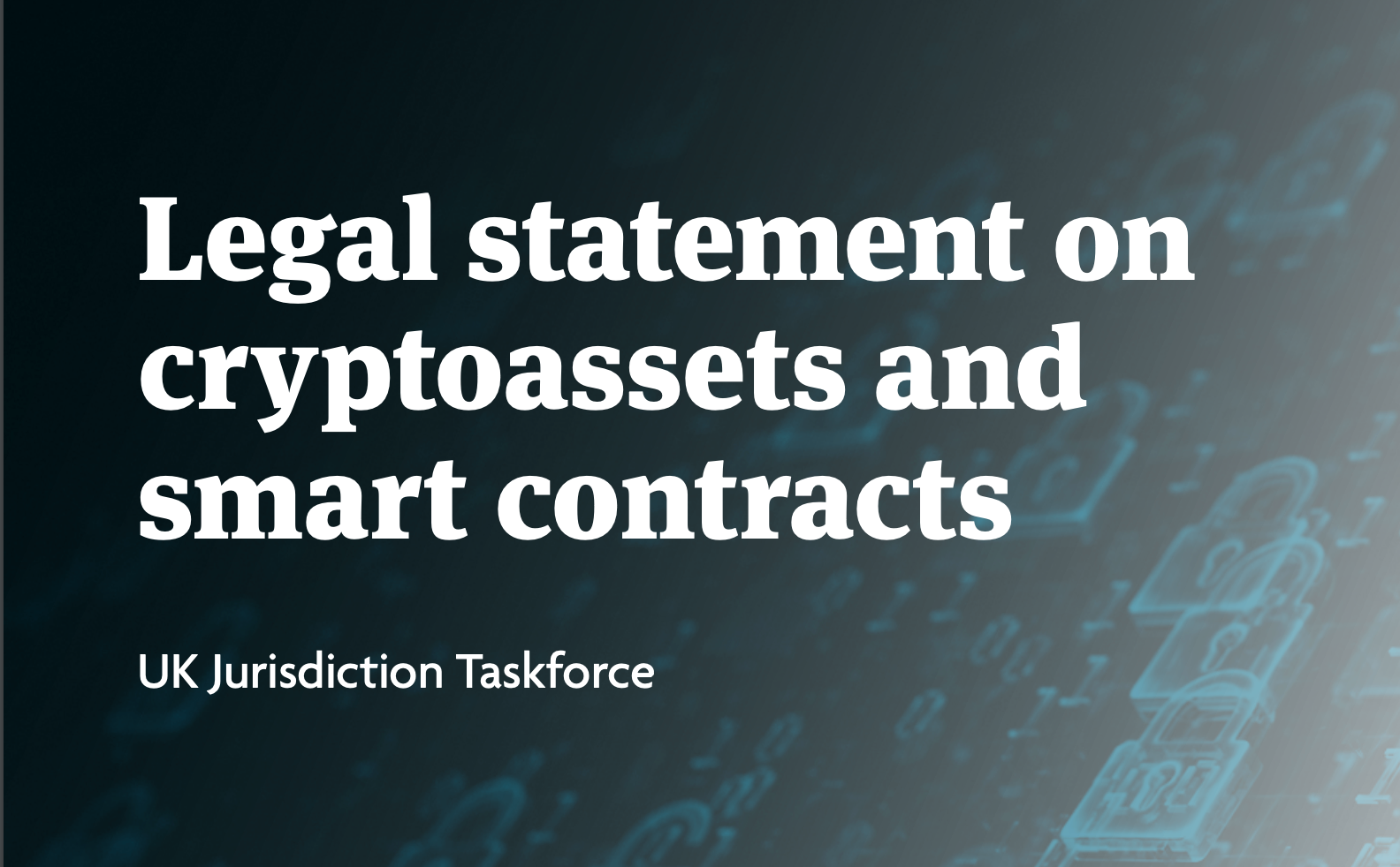 Legal Statement on Crypto Assets and Smart Contracts