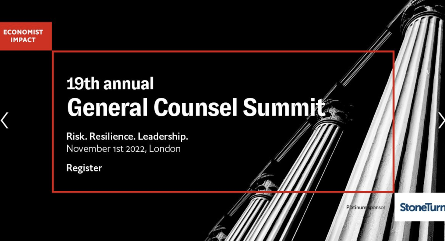 Reflections on the Economist GC Summit 2022