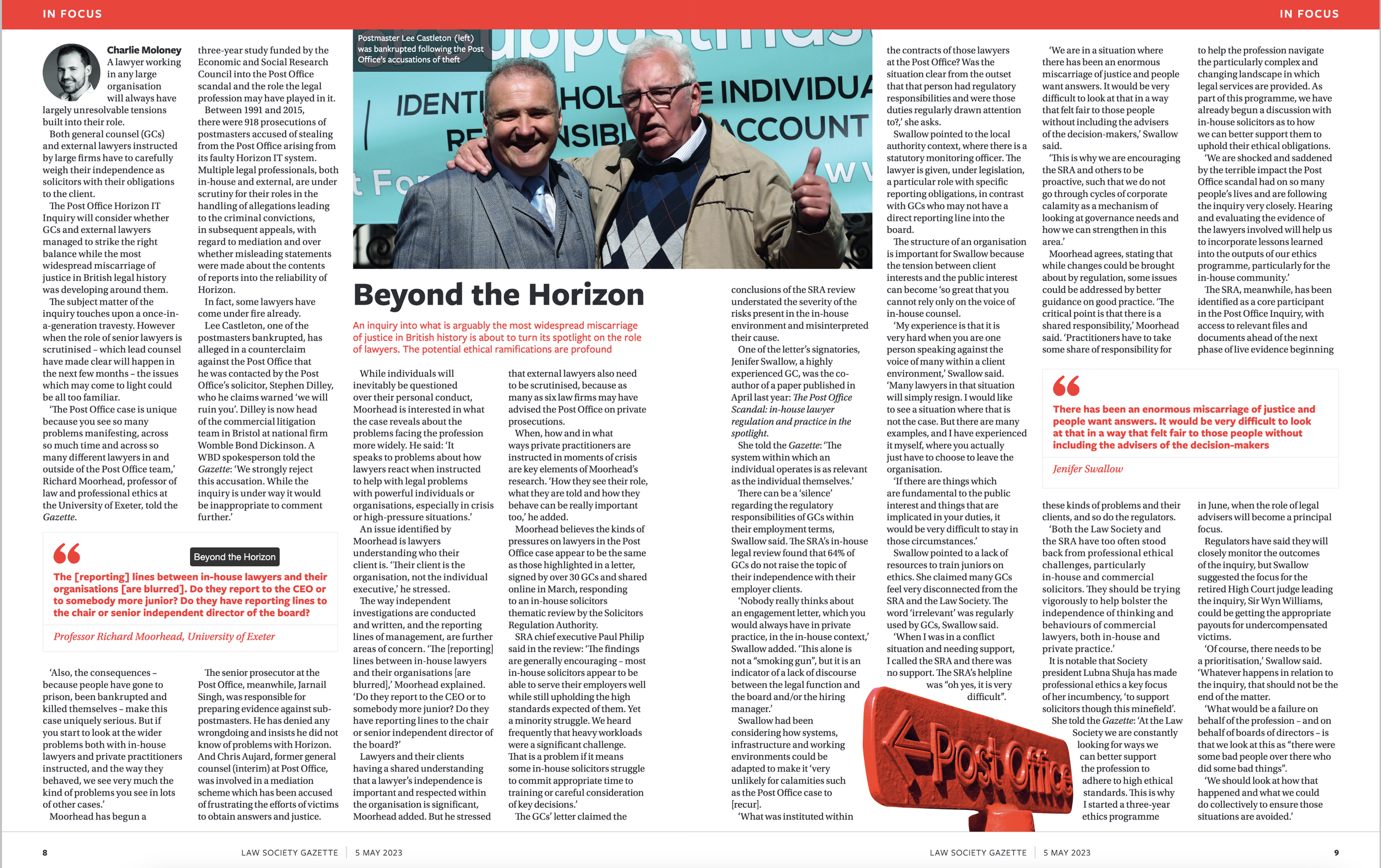 PRESS: Beyond the Horizon