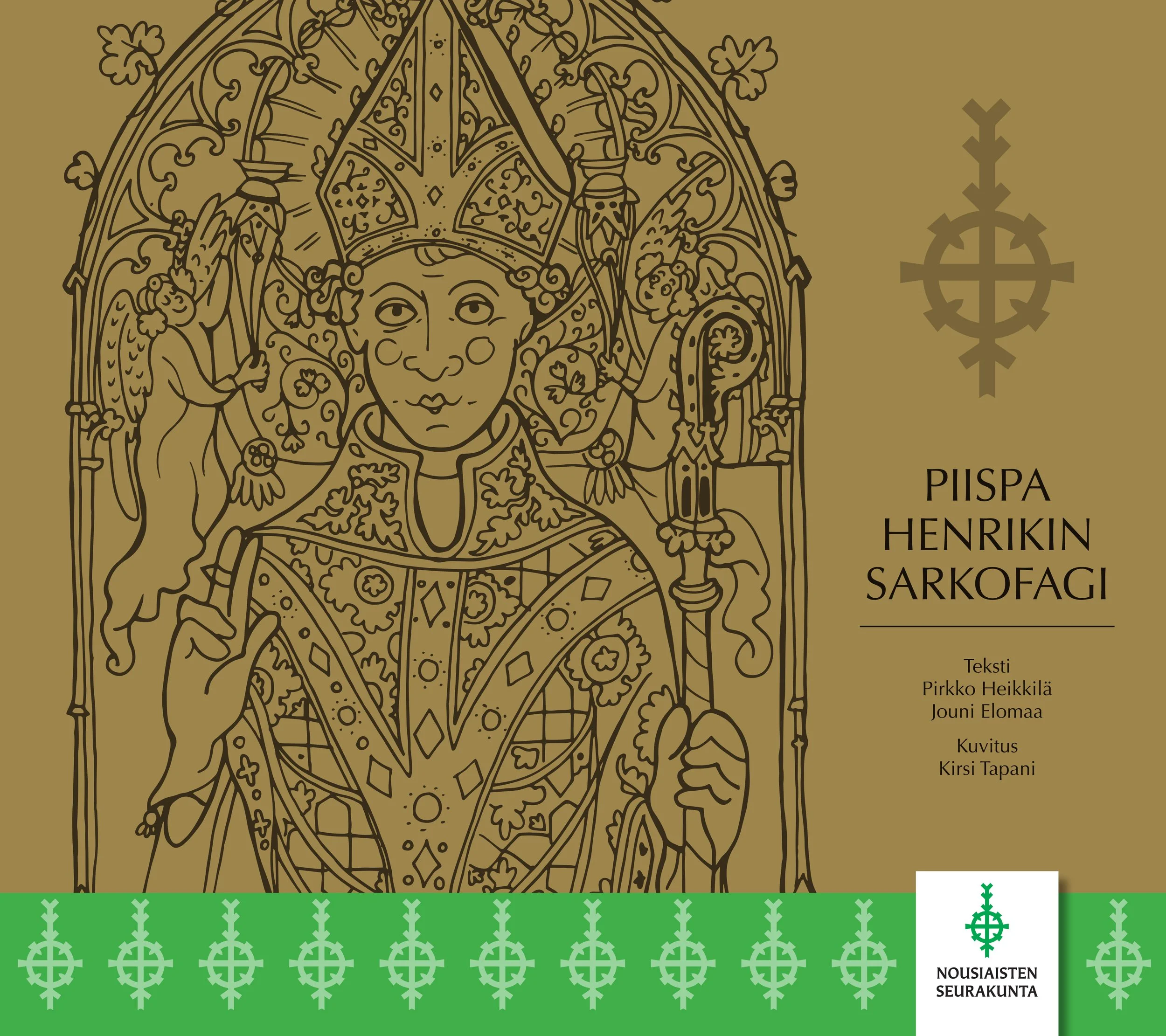Nousiaisten seurakunta / Piispa Henrikin sarkofagi -värityskirja, 2023