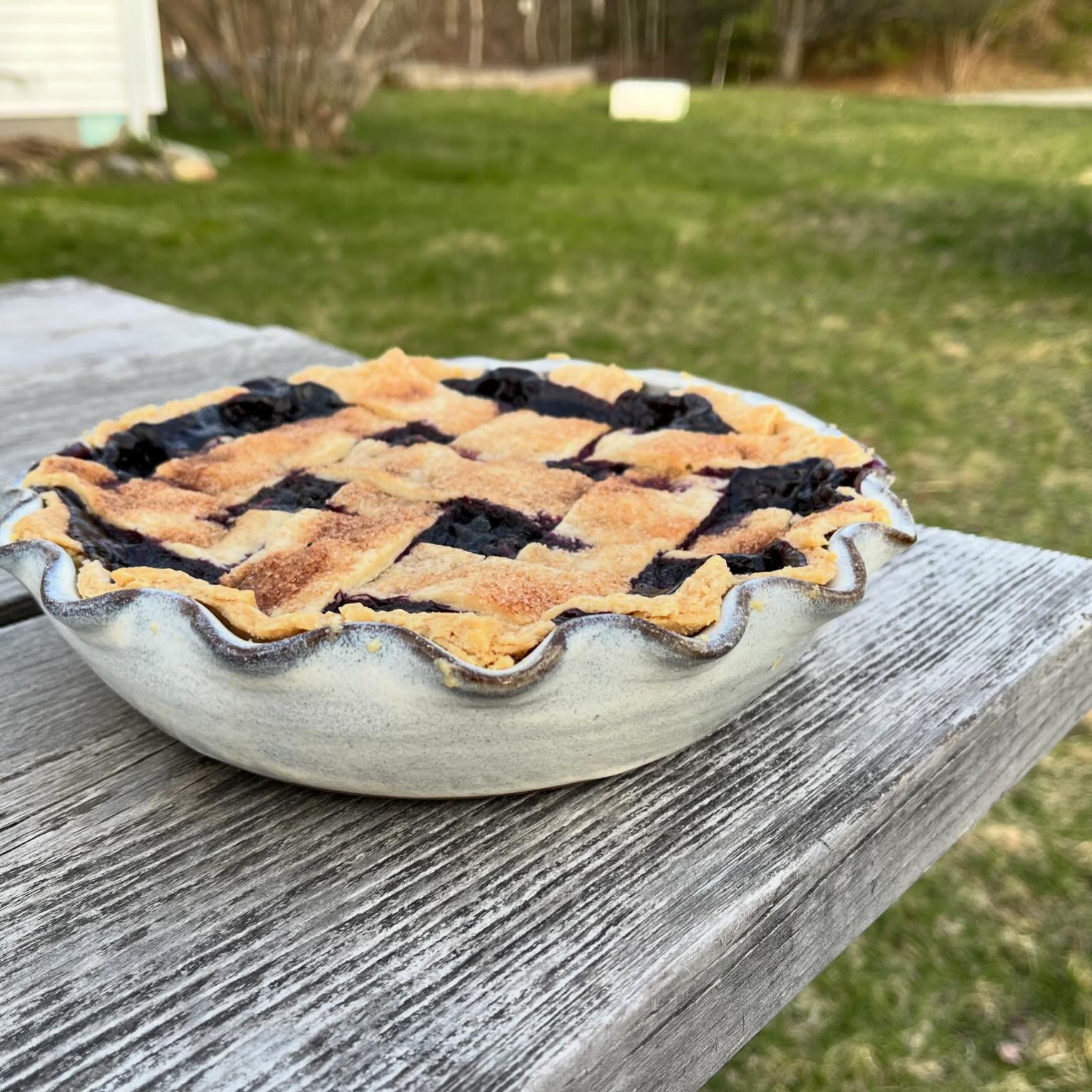 If you, like me, love to eat pie - let me assure you it tastes better if you bake it in a dish you&rsquo;re also really excited about. I&rsquo;ll have a couple like this at this Saturday&rsquo;s spring craft fair at Hazen Union School in Hardwick, fr