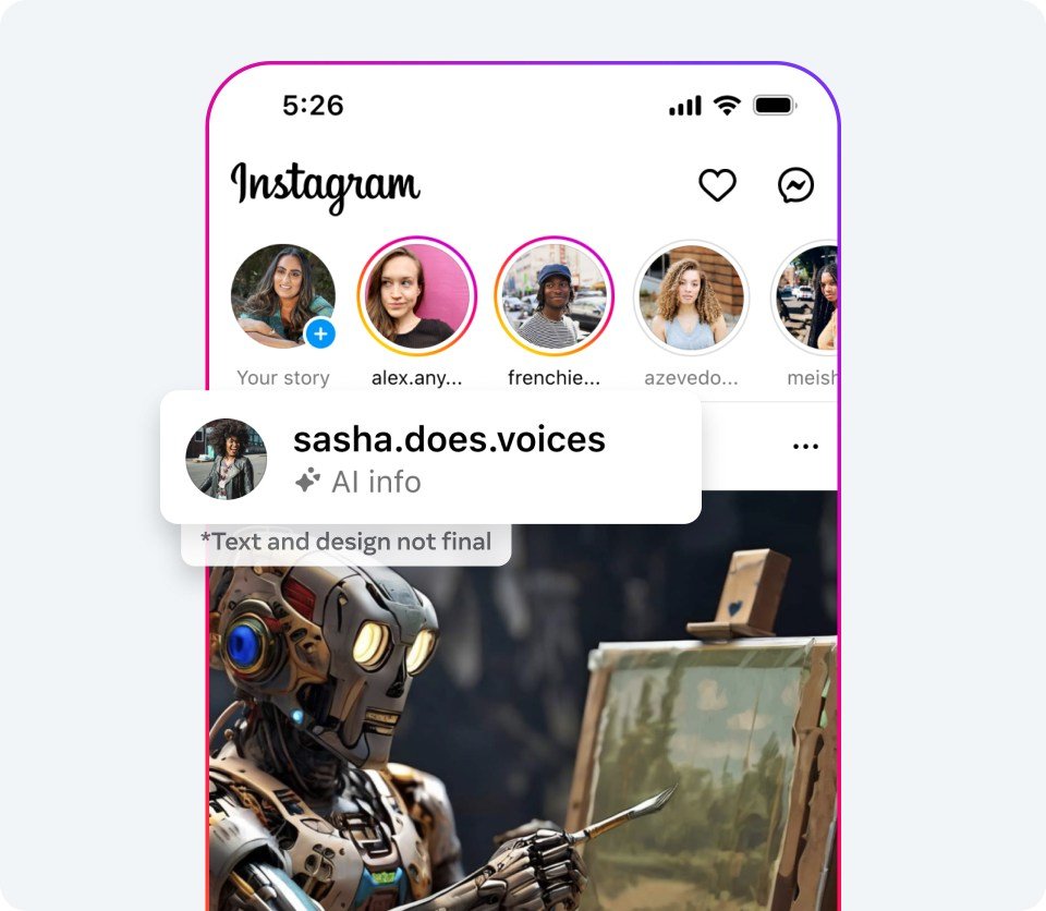 AI-Generated Images Will Now Be Labeled in Meta Apps — Dooley ...