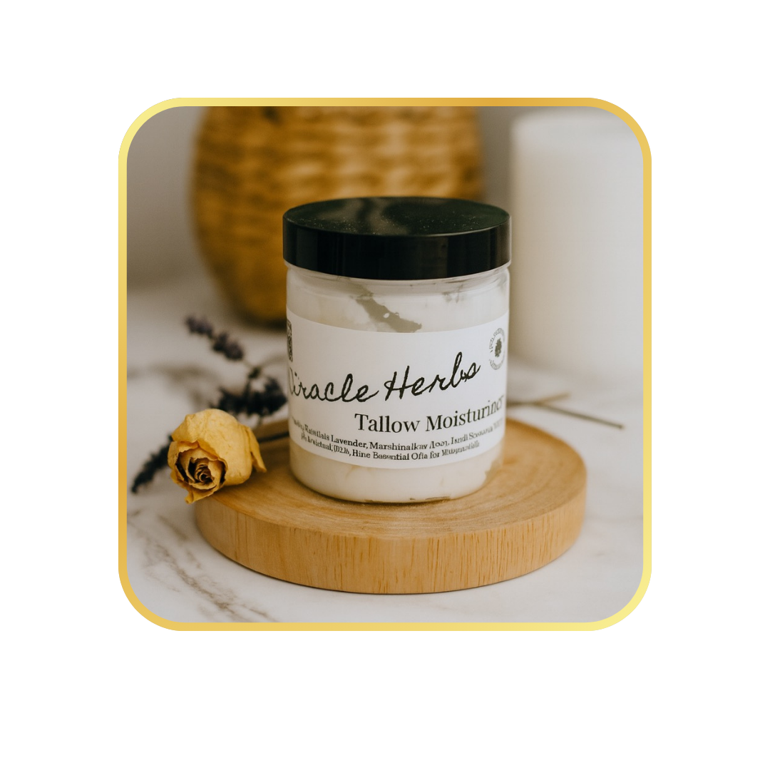 Miracle Herbs + Whipped Tallow (6oz Jar)