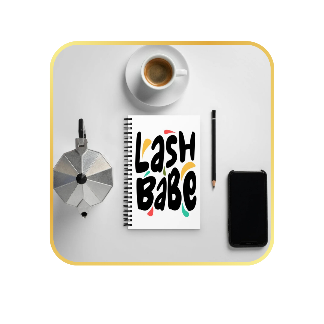Lash Babe Spiral Notebook