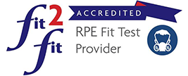 The logo for the BSiF face fit testing accreditation scheme, Fit2Fit